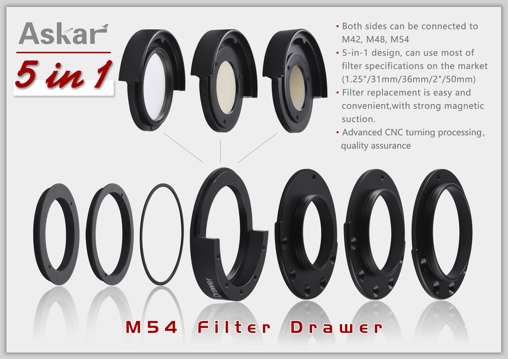 Askar M54 Filter Drawer