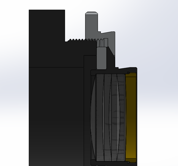 Optec Inc. Retainer with OPTEC-3600 mounting dovetail