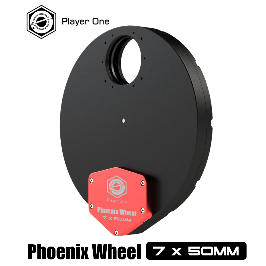 Player One Astronomy Phoenix Filter Wheel 7x50mm – Astroworld Telescopes