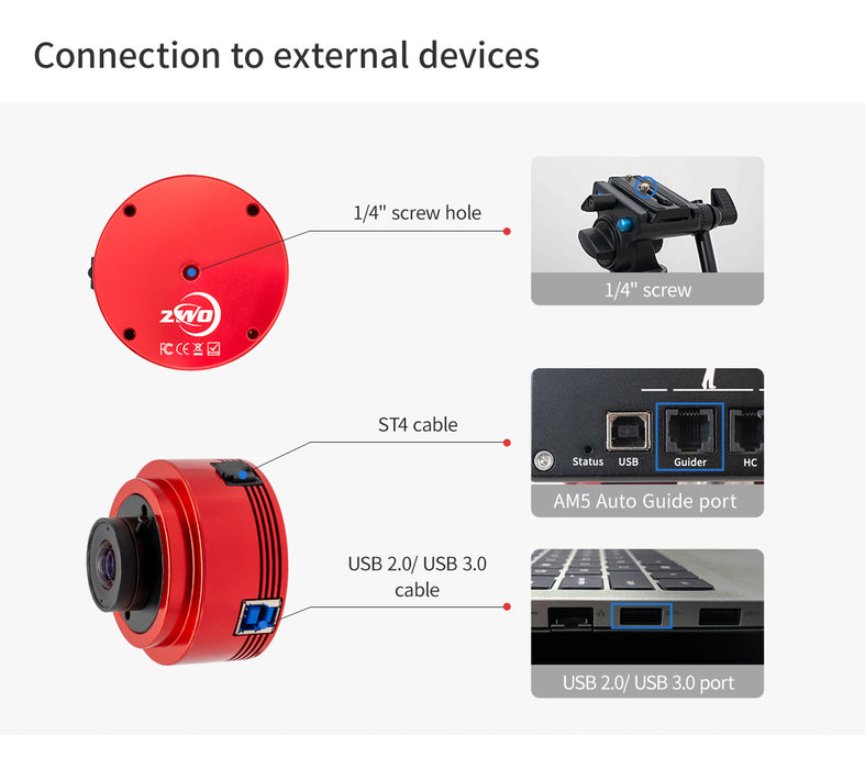 ZWO ASI662MC USB3.0 Color Astronomy Camera