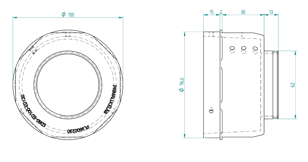 PrimaLuce Lab Adapter ESATTO 2" for SkyWatcher/Orion ED80, ED100 and ED120