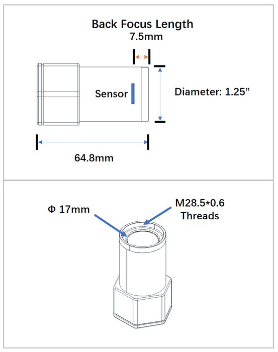 Player One Ceres-462M  USB3.0 Mono Camera