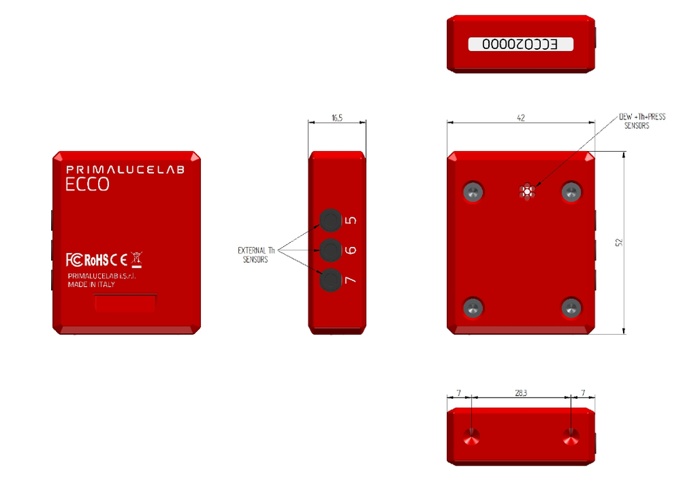 PrimaLuce Lab ECCO2, environmental computerized controller for EAGLE