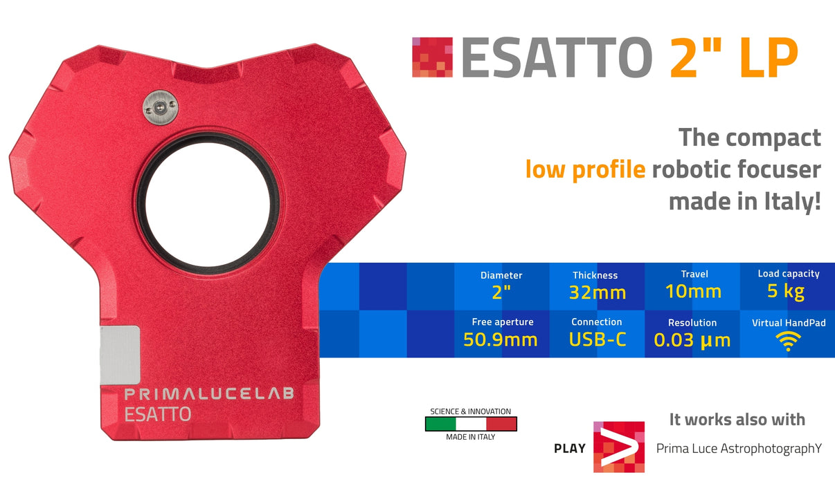 PrimaLuce Lab ESATTO 2" LP low profile robotic focuser