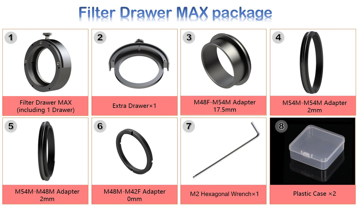 Player One Astronomy Filter Drawer-MAX