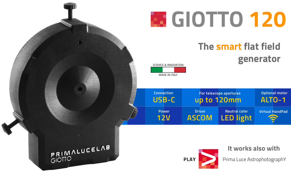 PrimaLuce Lab GIOTTO 120 Smart Flat Field Generator