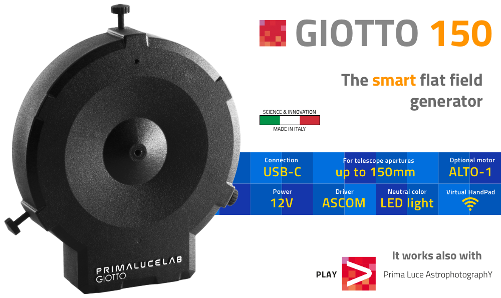 PrimaLuce Lab GIOTTO 150 Smart Flat Field Generator