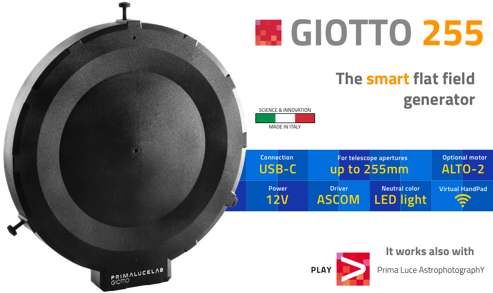 PrimaLuce Lab GIOTTO 255 Smart Flat Field Generator