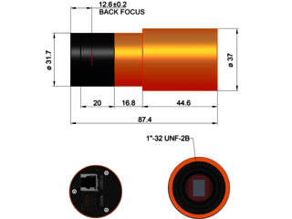 OGMA GP678M IMX678 Monochrome Guide/Planetary Imager