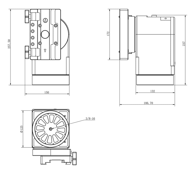 iOptron HAZ71 Strain Wave Alt-Az