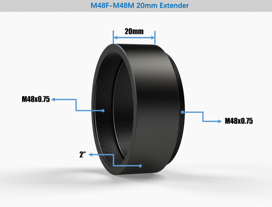 Player One Astronomy M48F-M48M 20MM Extender