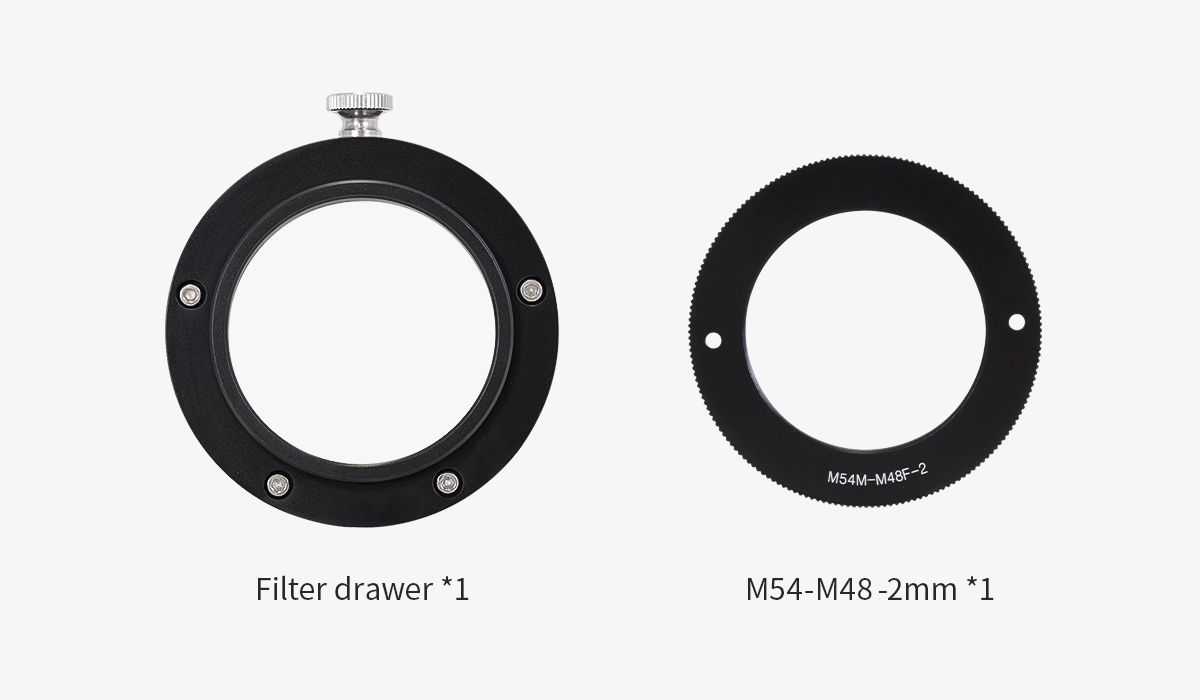 ZWO Filter Drawer for 2" mounted Filter M54 size