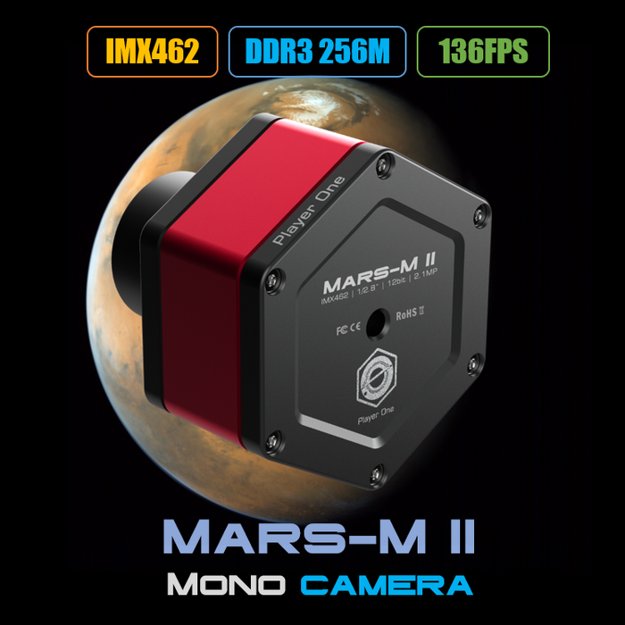 Player One Mars-M II (IMX462)USB3.0 Monochrome Camera