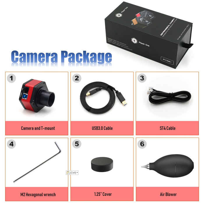 Player One Mars-C II (IMX662)USB3.0 Color Camera