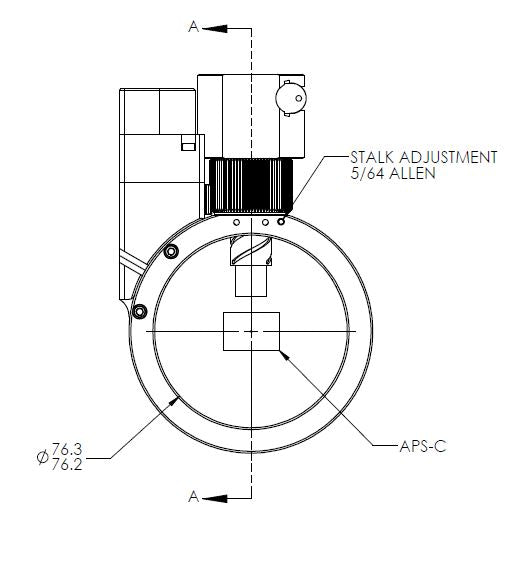 Optec Inc. Sagitta Off-Axis Guider, manual version without motor