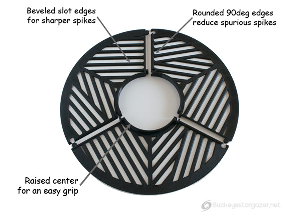 Buckeye Stargazer Tri-Bahtinov Masks - Celestron