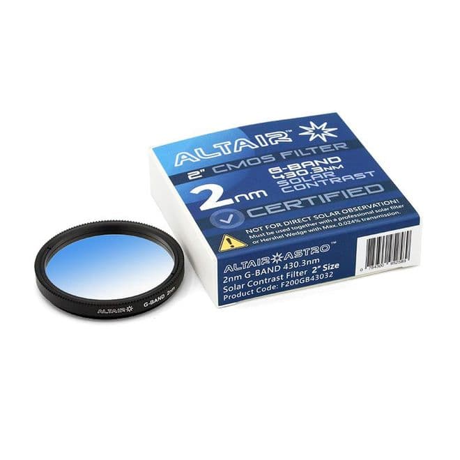 Altair 2nm G-Band Solar Contrast Filter - 2" 430.3nm