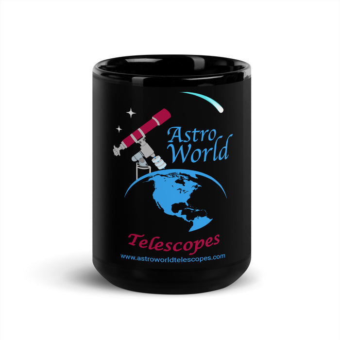 AWT Black Glossy Mug