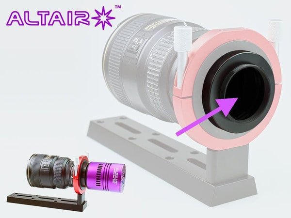 Altair Hypercam Lens Adapter for Nikon and EOS Lenses "Nikon/EOS: Canon EOS","Non- TEC/TEC: Hypercam TEC"