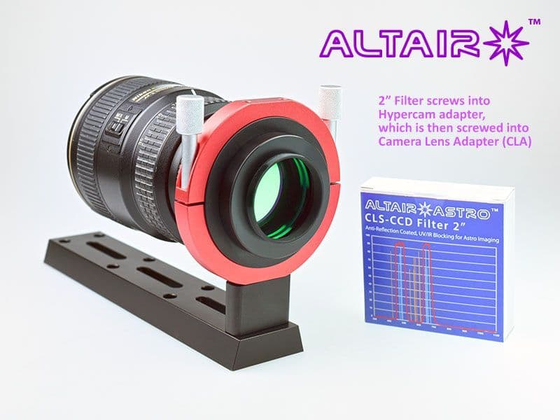 Altair Hypercam Lens Adapter for Nikon and EOS Lenses "Nikon/EOS: Canon EOS","Non- TEC/TEC: Hypercam TEC"