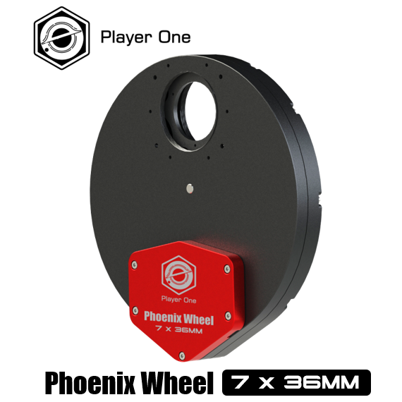 Player One Astronomy Phoenix Filter Wheel 7x36 – Astroworld Telescopes