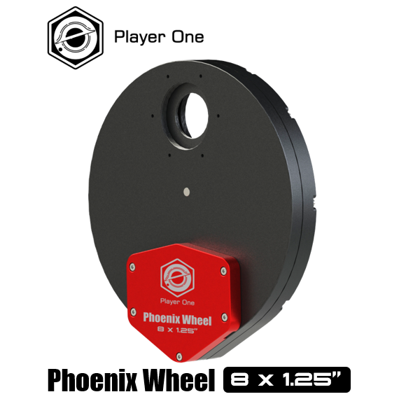 Player One Astronomy Phoenix Filter Wheel 8x1.25