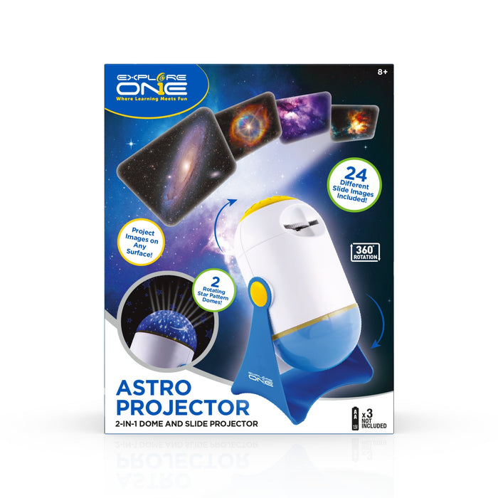 Explore One Astro Projector 2-in-1 Dome and Slide Projector