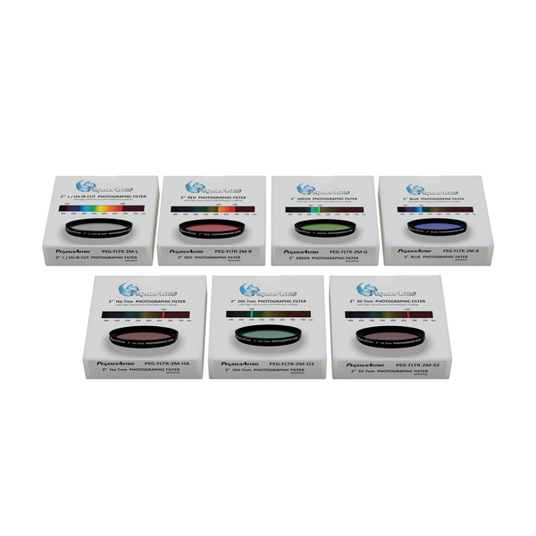 Pegasus Astro LRGB 2'' Mounted Photographic Filter Set