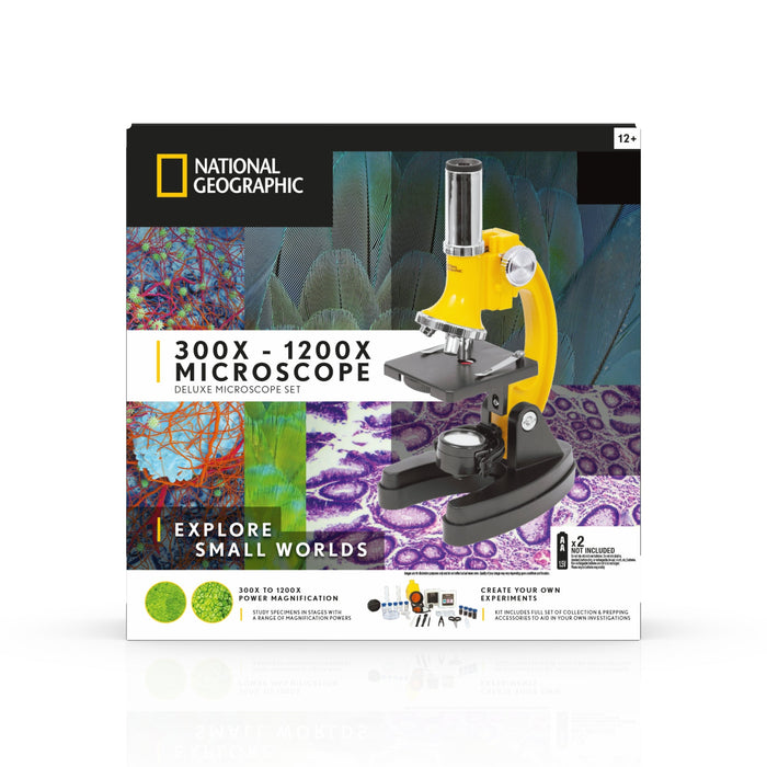 National Geographic 300x-1200x Microscope with Hard Case