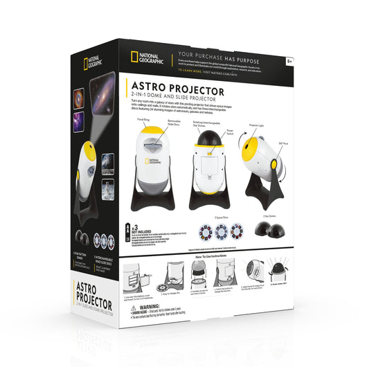 Astroscope Projector National Geographic Astro Projector 2-in-1 Dome and Slide Projector ...