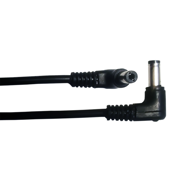 Pegasus Astro Pack of 2 x 2.1 to 2.1 Cables, Angled 90 degrees 1.0m