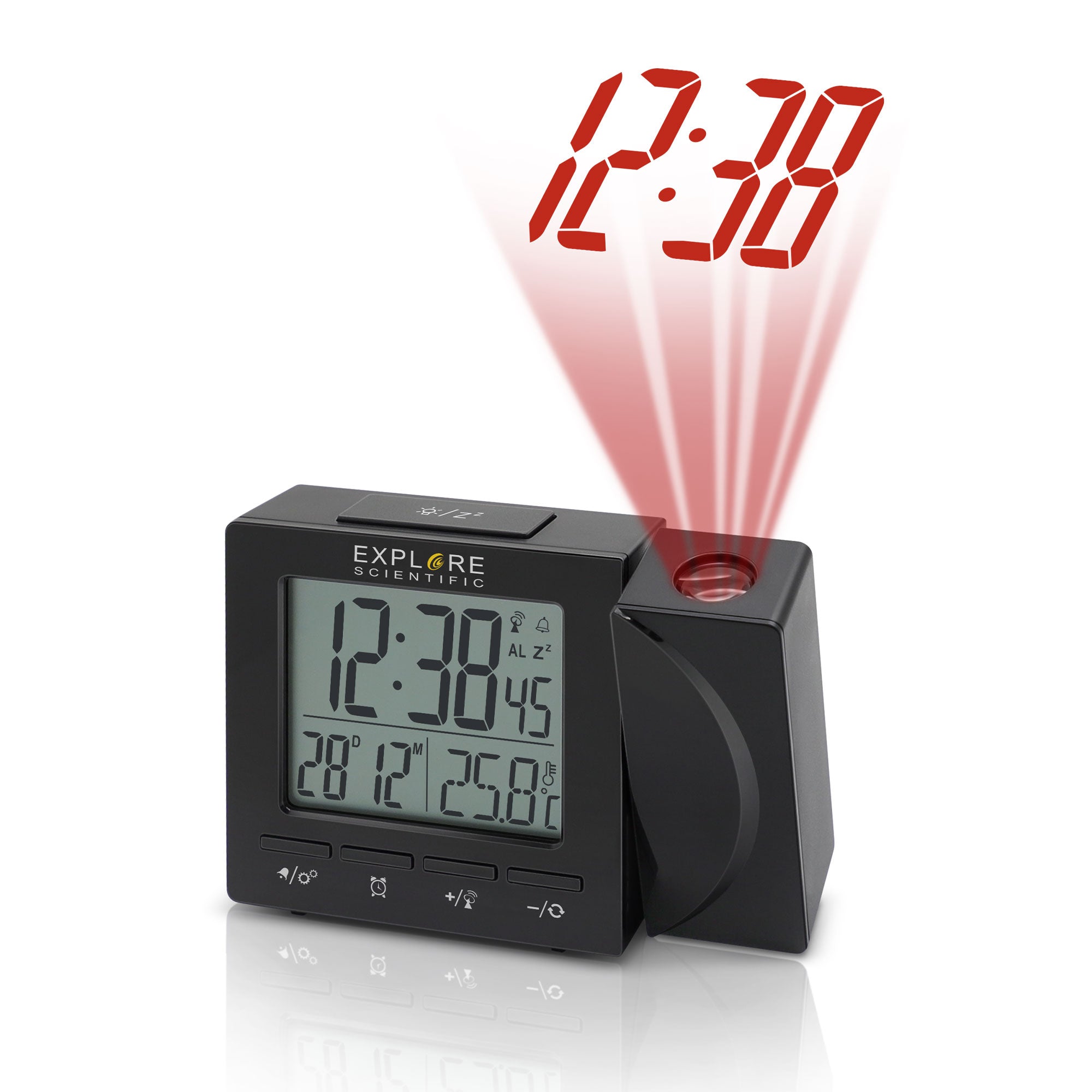 Explore Scientific Radio Controlled Projection Clock – Astroworld ...