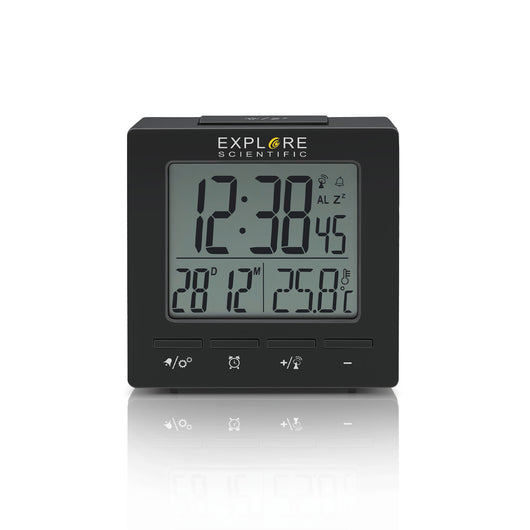 Explore Scientific Compact Radio Controlled Alarm Clock