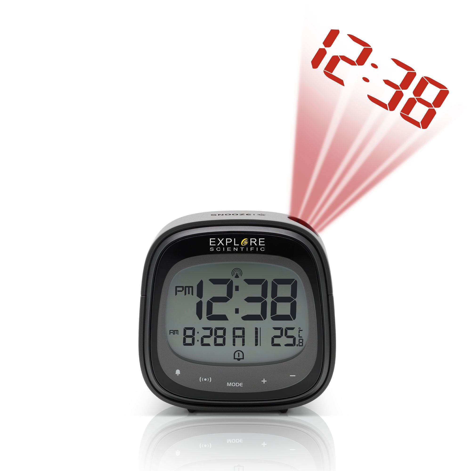 Explore Scientific Touch Key Radio Controlled Projection Clock ...