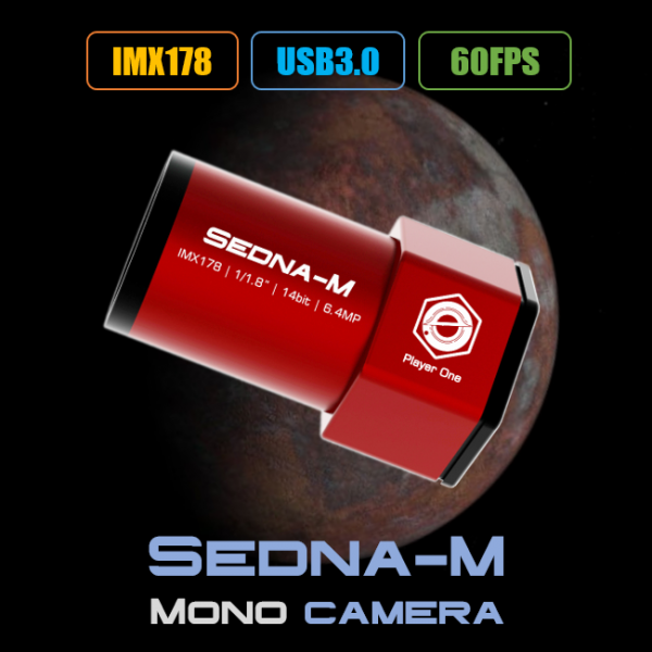 Player One Astronomy Sedna-M (IMX178)USB3.0 Mono Camera