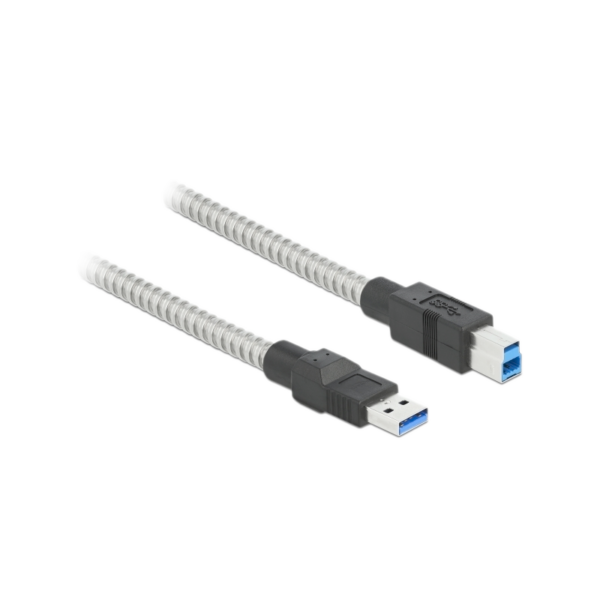 Pegasus Astro 1 x USB 3.2 Gen 1 cable Type-A male to Type-B male with metal jacket 0.5 m