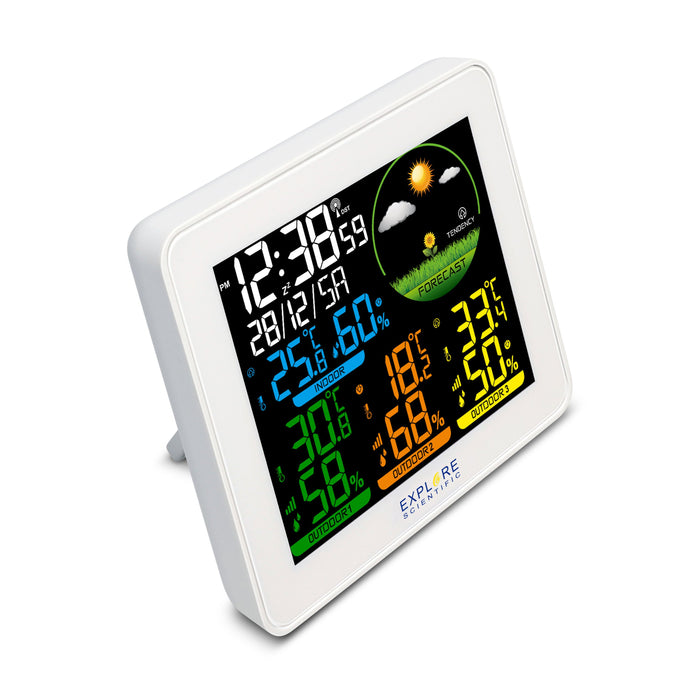 Explore Scientific Radio Weather Station with Multiple Sensors