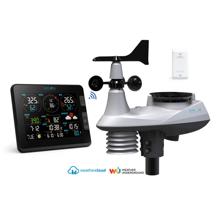 Explore Scientific 7-in-1 WiFi Professional Weather Station with Weather Underground - WSX3001