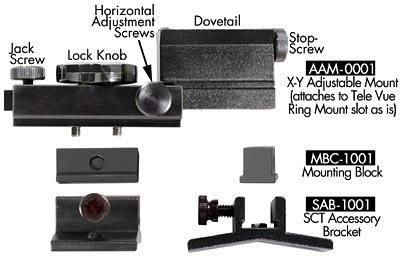 Tele Vue Optics Block Adapter X-Y Mount