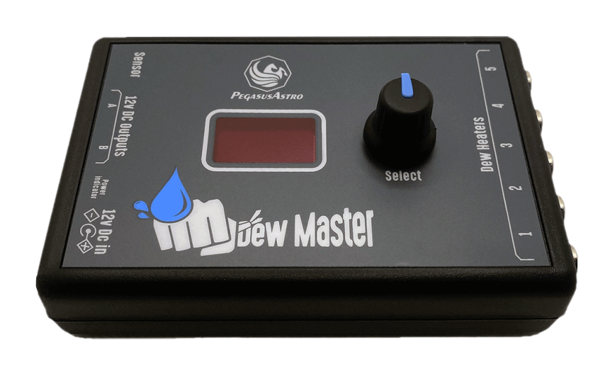 Pegasus Astro DewMaster - 5 Channel Digital Dew Heater Controller (with sensor)