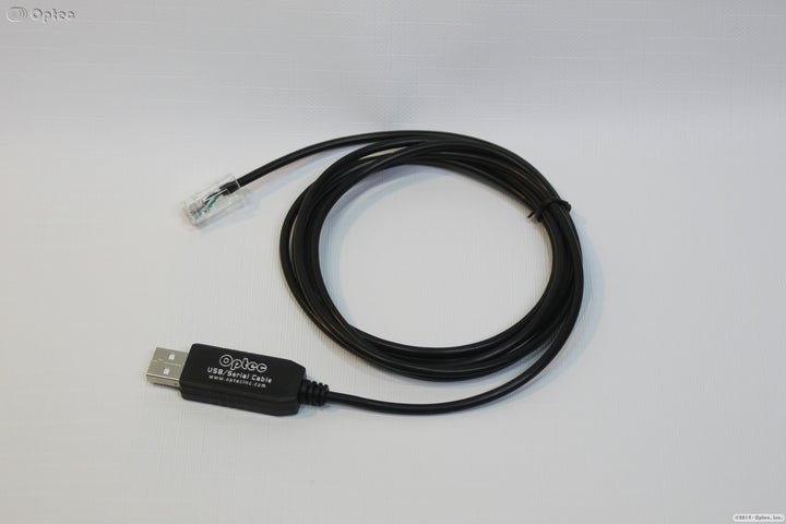 Optec Inc. 25-foot RJ-12 Serial / USB cable with integrated FTDI USB converter