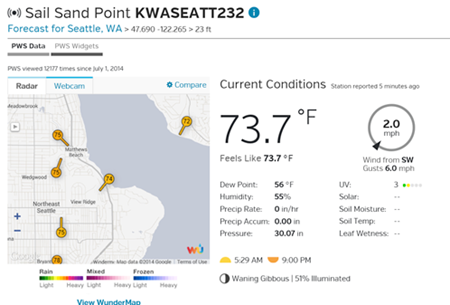 Explore Scientific 7-in-1 WiFi Professional Weather Station with Weather Underground - WSX3001